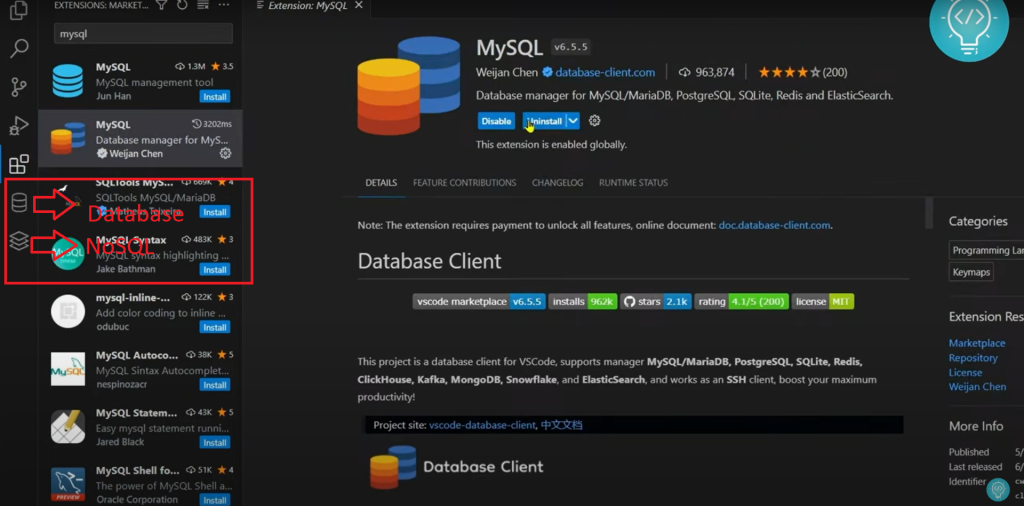 Database And NoSQL