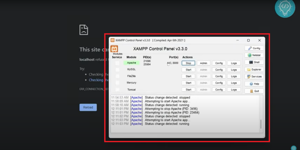 Xampp Control Panel